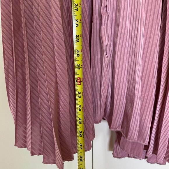 Mauve Pink SHEIN Maxi Dress with Collar and Decorative Buttons Size M (US 6) 🌸🌷🌸 - Picture 7 of 10